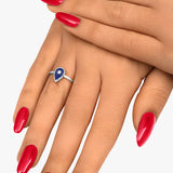 Bague Lapis Lazuli Axana (Petit modèle)