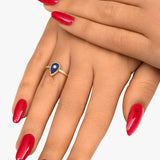 Bague Lapis Lazuli Axana (Petit modèle)