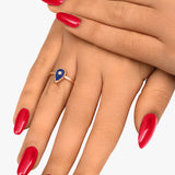 Bague Lapis Lazuli Axana (Petit modèle)