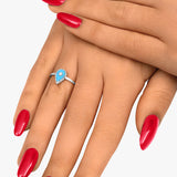 Bague Turquoise Martine (Petit modèle)