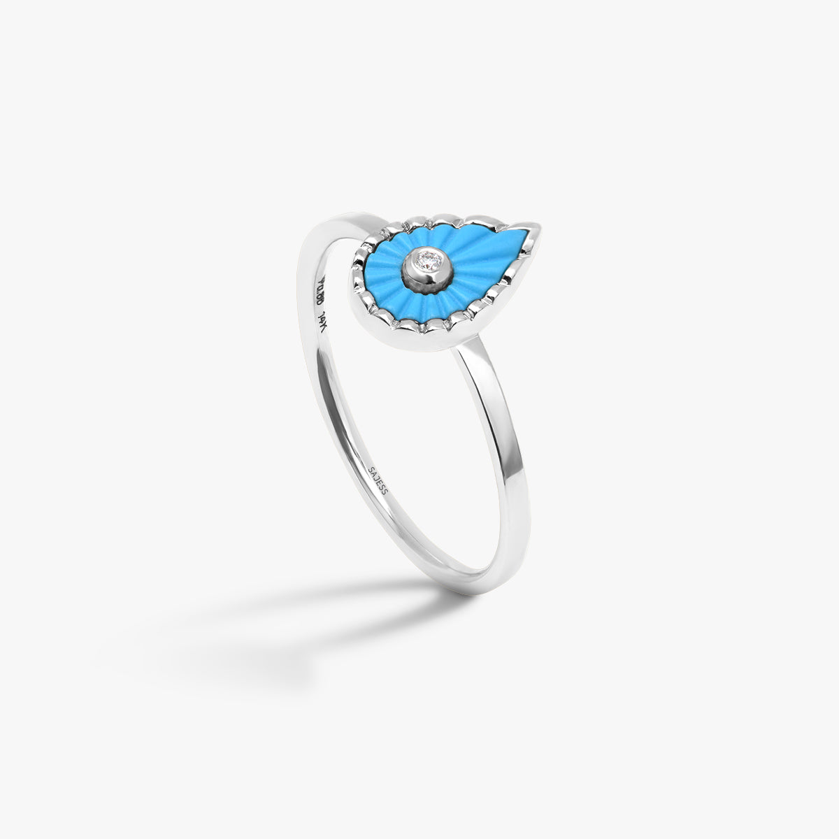Bague Turquoise Martine (Petit modèle)