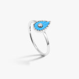 Bague Turquoise Martine (Petit modèle)
