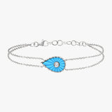Bracelet Turquoise Martine (Grand modèle)